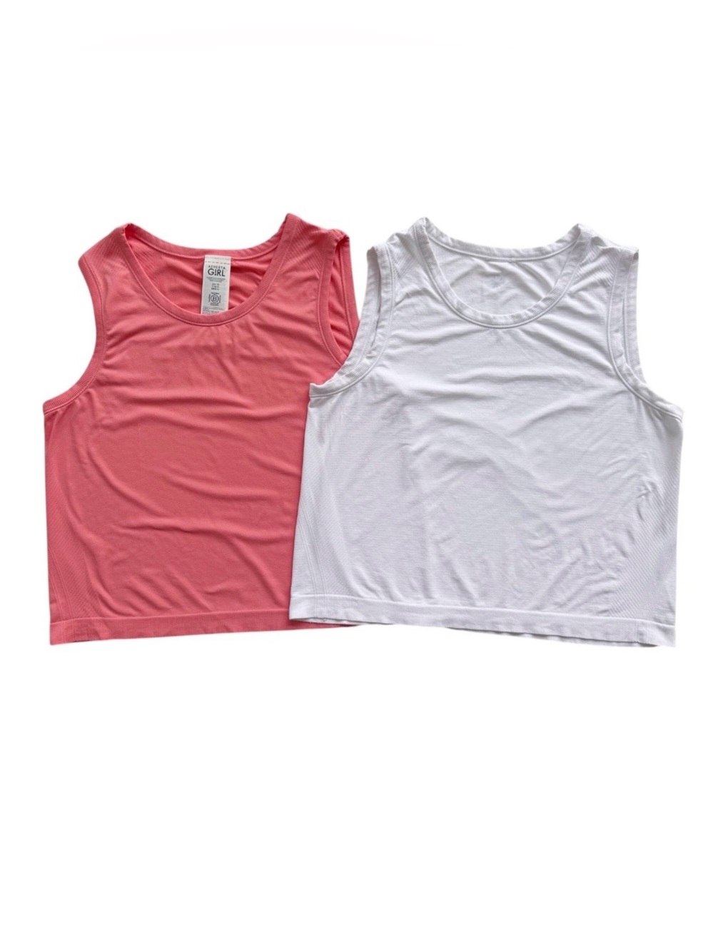 Athleta Girl Tank Bundle - Pink and White Size XXL 16